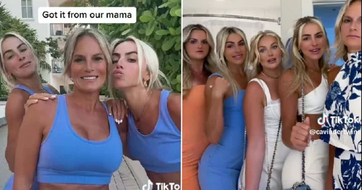 Cavinder Twins share videos on TikTok with super fit mom marking Mother's Day