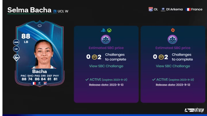 Selma Bacha FC 24: How to Complete the UWCL Road to the Knockouts SBC