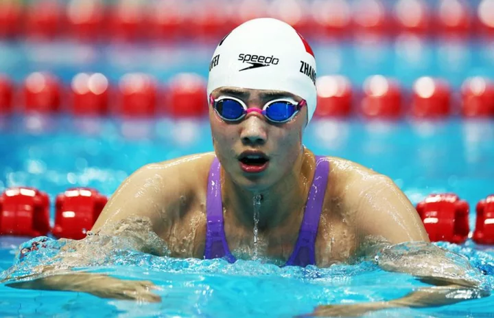 Games-Zhang's brilliant Asian Games continues with fifth gold medal