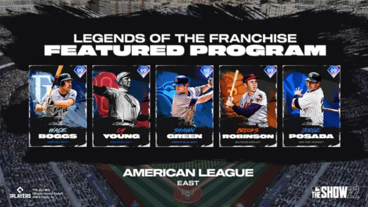 MLB The Show 22 Legends of the Franchise: Full List of Players