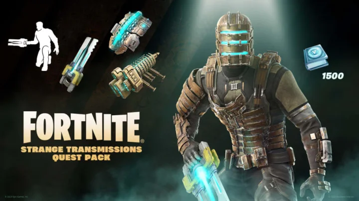 Fortnite x Dead Space Strange Transmissions Quest Pack: All Items, Cost, How to Get