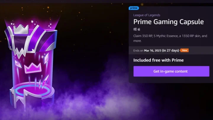 League of Legends Prime Gaming February 2023: How to Claim