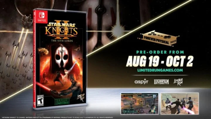 Limited Run Reveals STAR WARS: Knights of the Old Republic II Editions