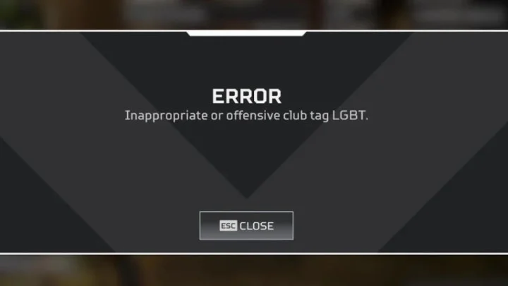 Apex Legends Devs Investigate Bug Banning LGBT Club Tags