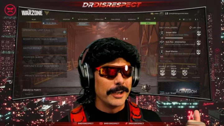 Dr Disrespect on Warzone 2.0 Development: 'They Need a New Studio'