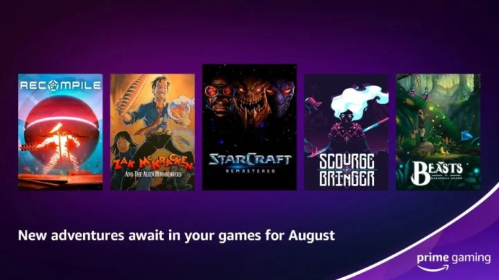 Free Games with Prime: August 2022