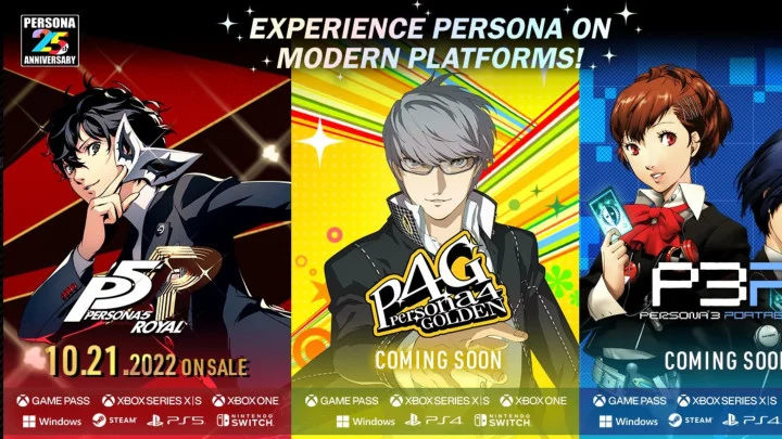Persona 3 Portable, 4 Golden and 5 Royale Nintendo Switch Release Dates