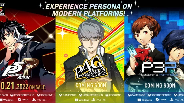 Persona 3 Portable, 4 Golden, 5 Royale Heading to Modern Consoles
