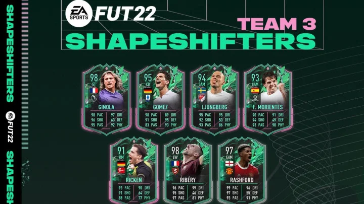 When Will FIFA 22 Shapeshifters Team 3 Leave Packs?