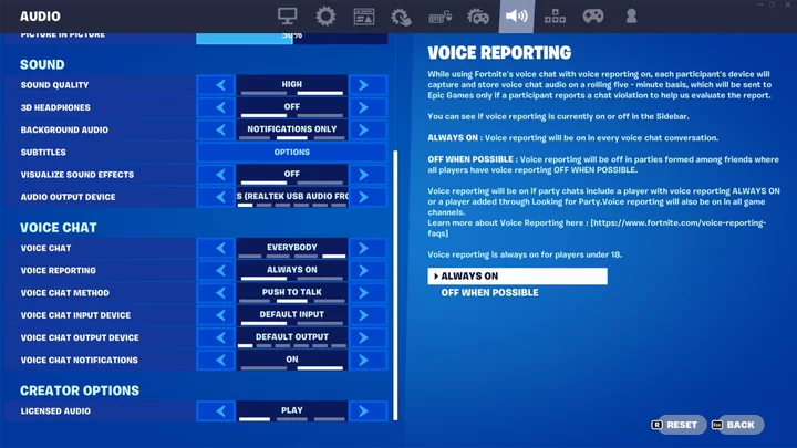 Fortnite Makes It Easier to Report Trolls With Voice Recordings