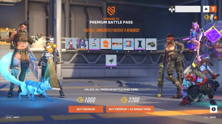 Overwatch 2 Premium Battle Pass Rewards