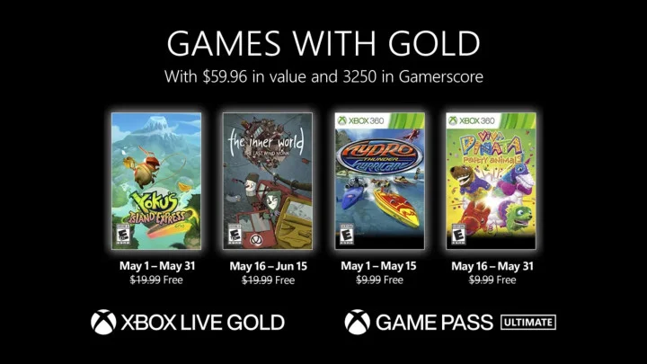 Xbox Games With Gold May 2022: Full List