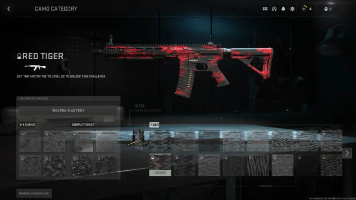 How to Get Red Tiger Camo in Modern Warfare 2