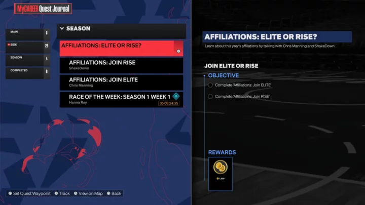 NBA 2K24 RISE vs. ELITE: Which Affiliation to Choose?