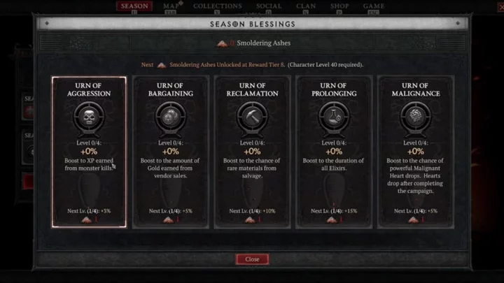 Diablo 4 Season Blessings Explained