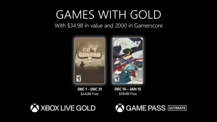 Xbox Games With Gold: December 2022