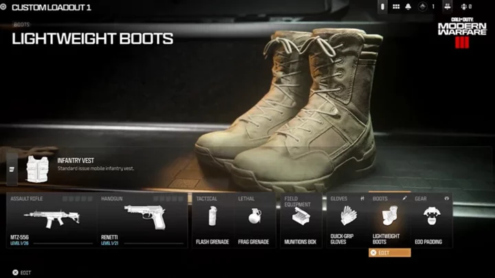 Modern Warfare 3 Perks: All Boots Explained