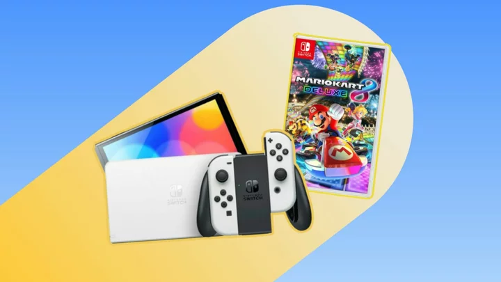 The OLED Nintendo Switch and Mario Kart 8 bundle is on sale for Walmart+ Week