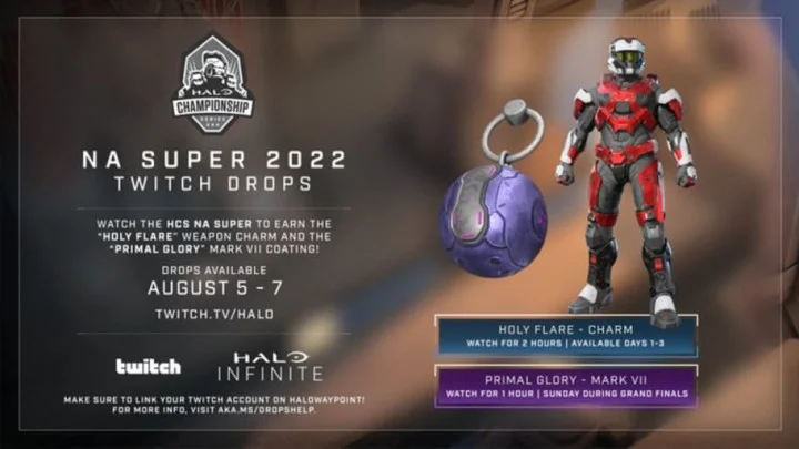 Halo Infinite NA Super 2022 Twitch Drops: How to Claim