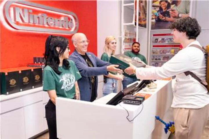 Photos of The Legend of Zelda: Tears of the Kingdom Launch Event at the Nintendo NY Store Are Available on Business Wire’s Website