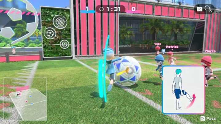 Nintendo Switch Sports Adds Motion Controls to Soccer